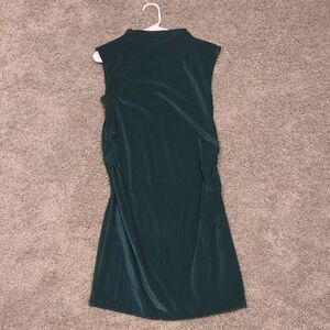 a new day Backless Dark Green Dress